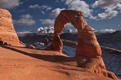 Delicate Arch at sunset